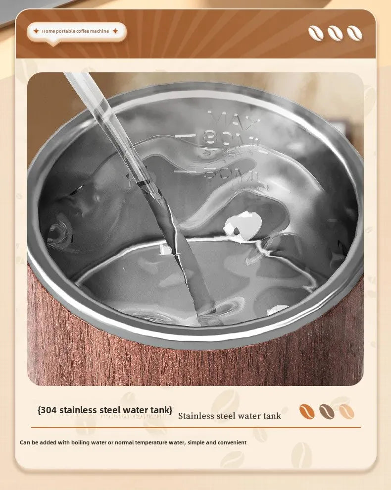 Elevate Your Coffee Experience with Our Portable Capsule Coffee Machine!