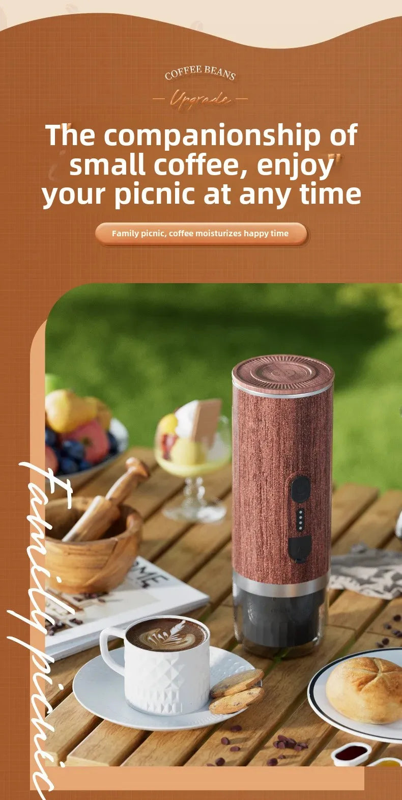 Elevate Your Coffee Experience with Our Portable Capsule Coffee Machine!
